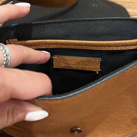 Forever 21 brown studded purse - Picture 4 of 6